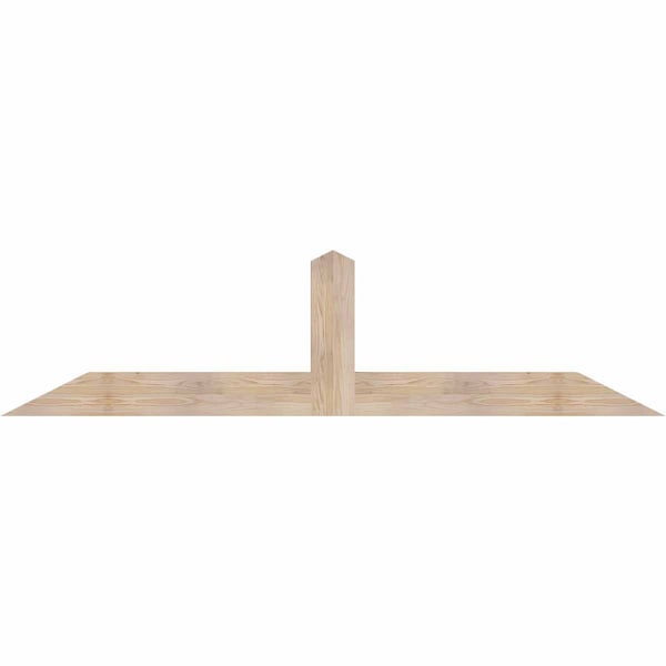 Ekena Millwork Portland Smooth Timber Gable Bracket, Douglas Fir, 84"W x 21"H x 3 1/2"D x 5 1/2"F, 6/12 Pitch GBW084X21X0406POR00SDF - main